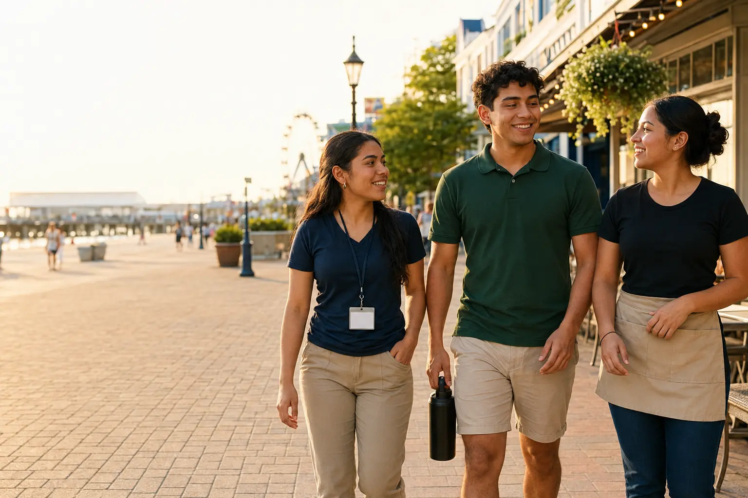 Estudiantes centroamericanos en una experiencia Work and Travel